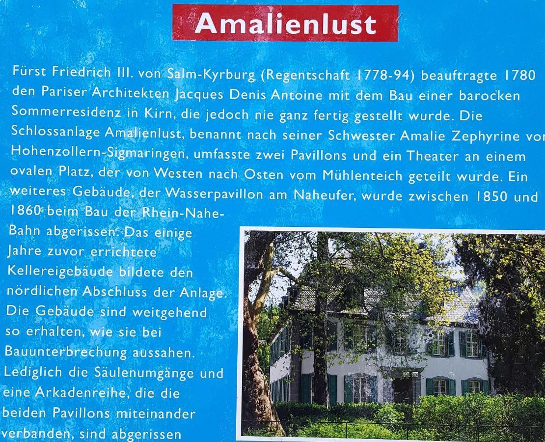 Ehem. Sommerresidenz Von Fuerst Friedrich Iii. App.1 Und App.2 Kirn Exterior photo